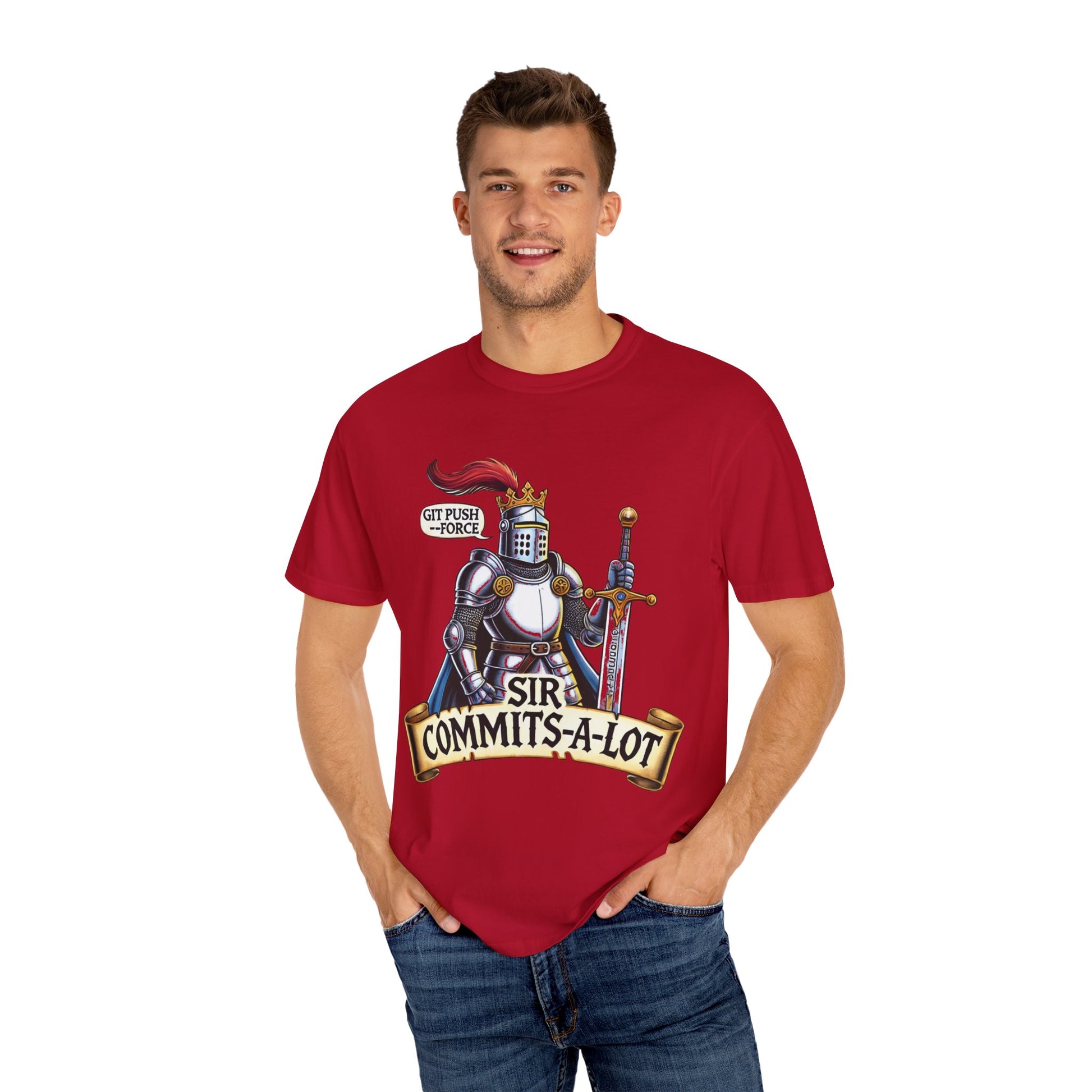 Sir Commits-Alot Programmer T-Shirt