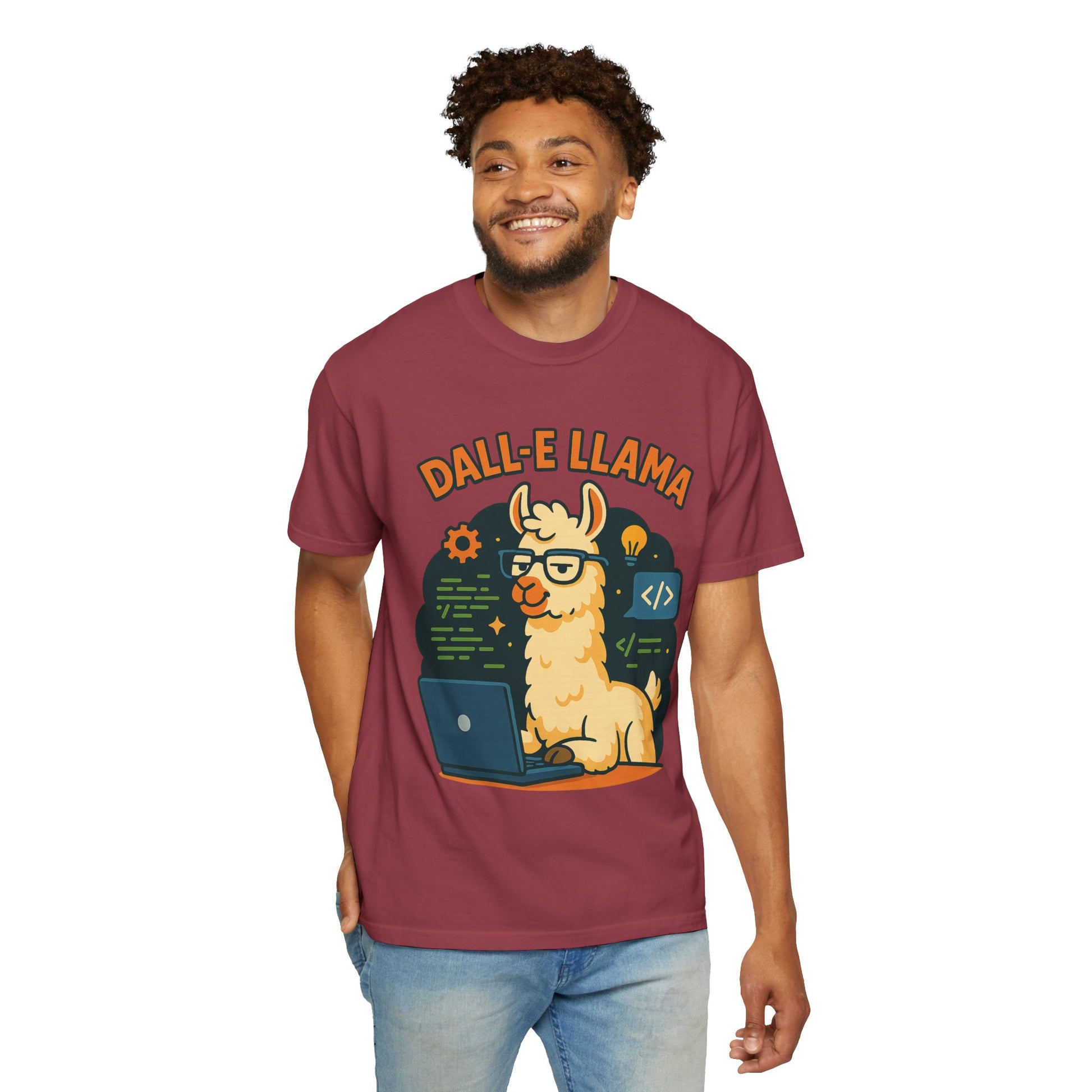 Dall-E LLama Ai Software Developer T-shirt