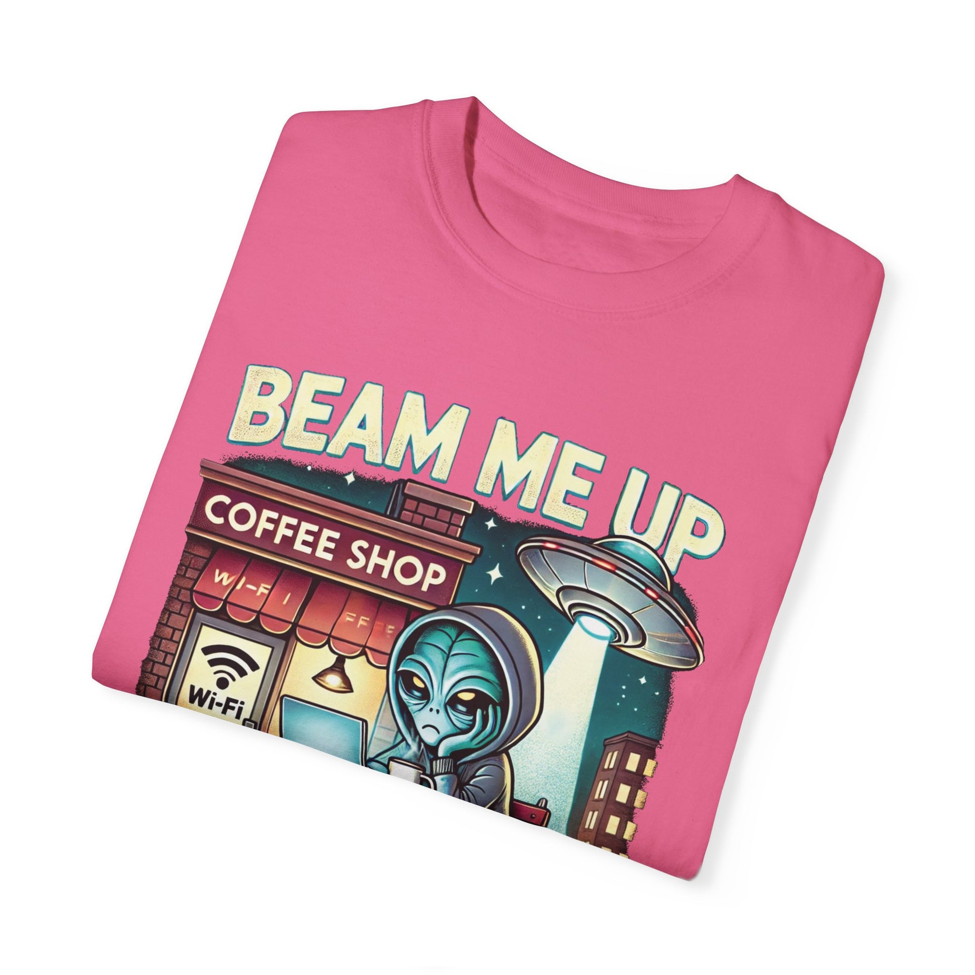 Beam Me Up, The Wifi Sucks Programmer T-Shirt