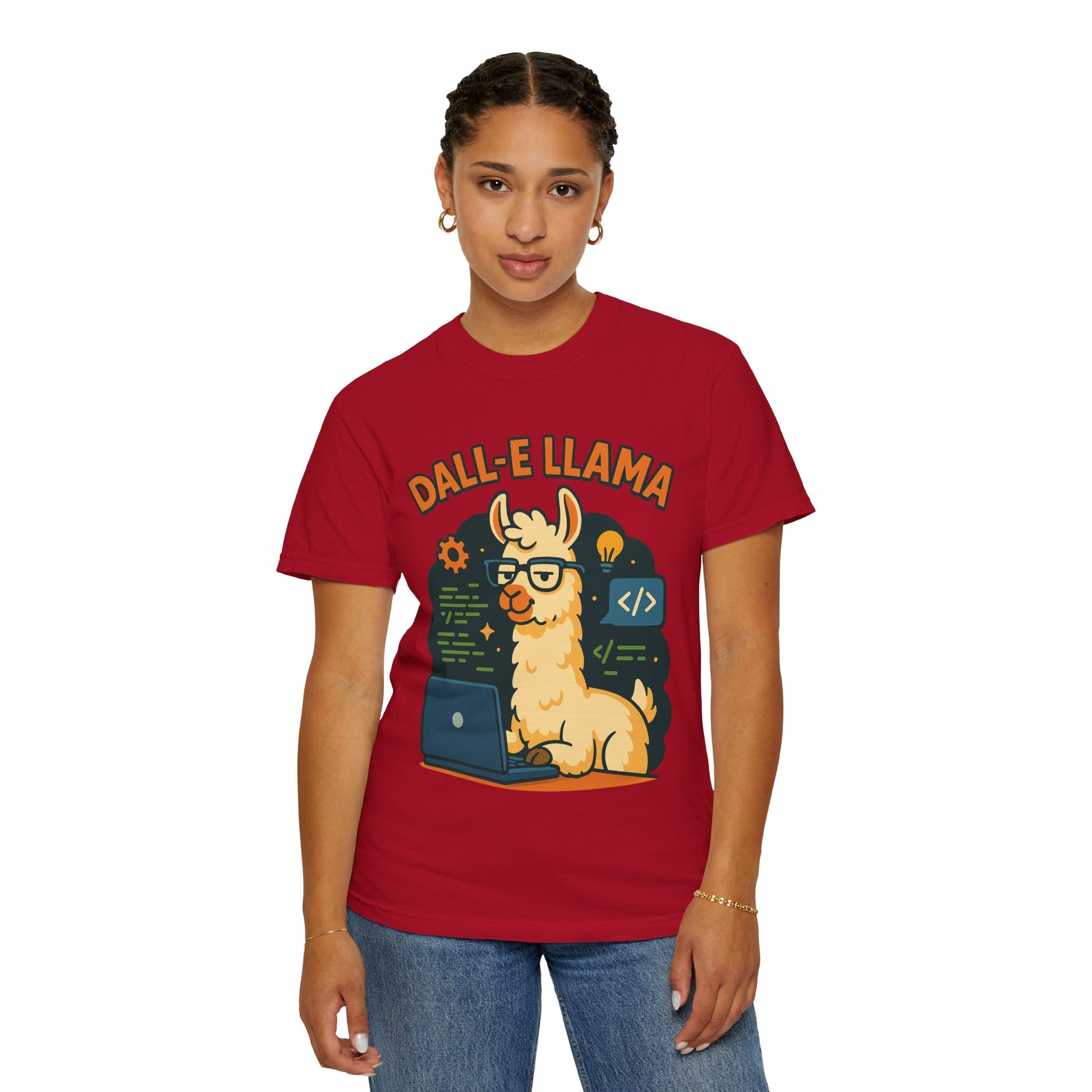 Dall-E LLama Ai Software Developer T-shirt