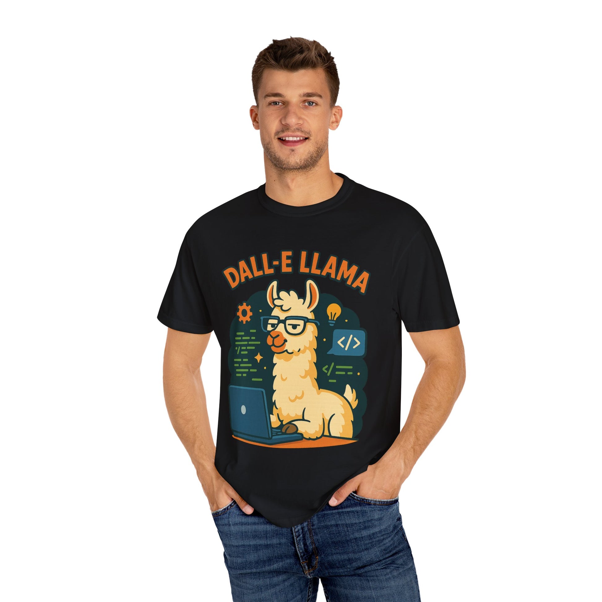 Dall-E LLama Ai Software Developer T-shirt