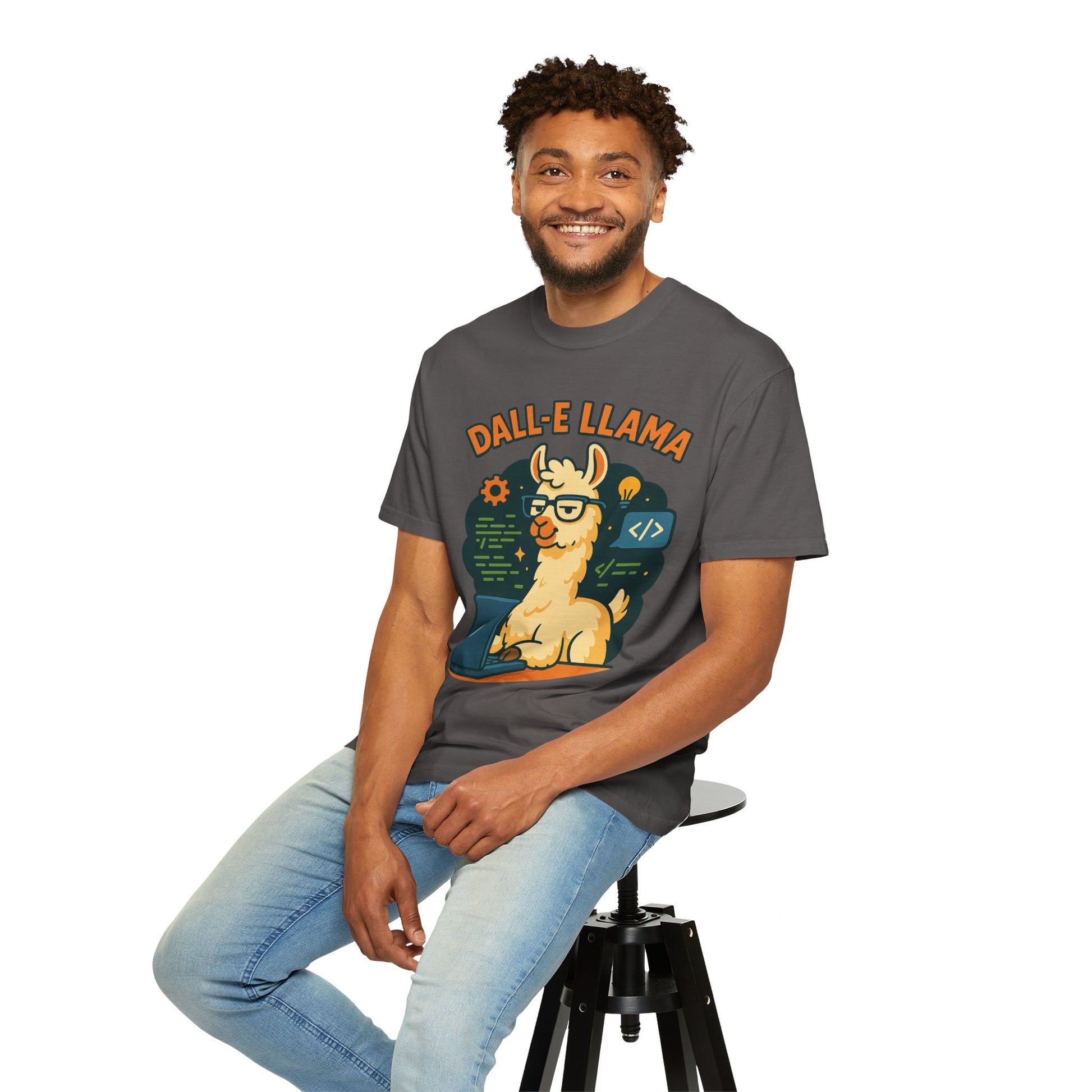 Dall-E LLama Ai Software Developer T-shirt