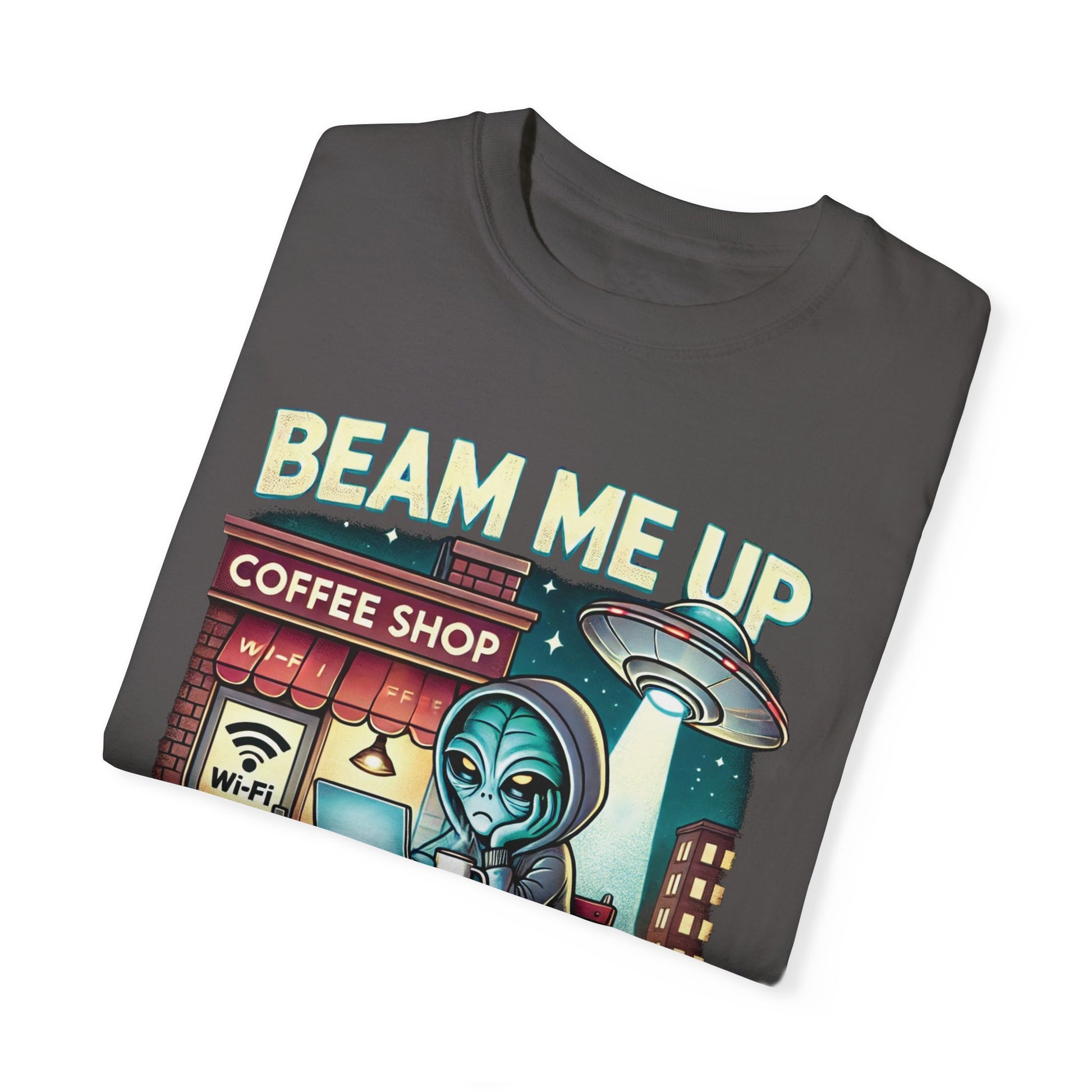 Beam Me Up, The Wifi Sucks Programmer T-Shirt