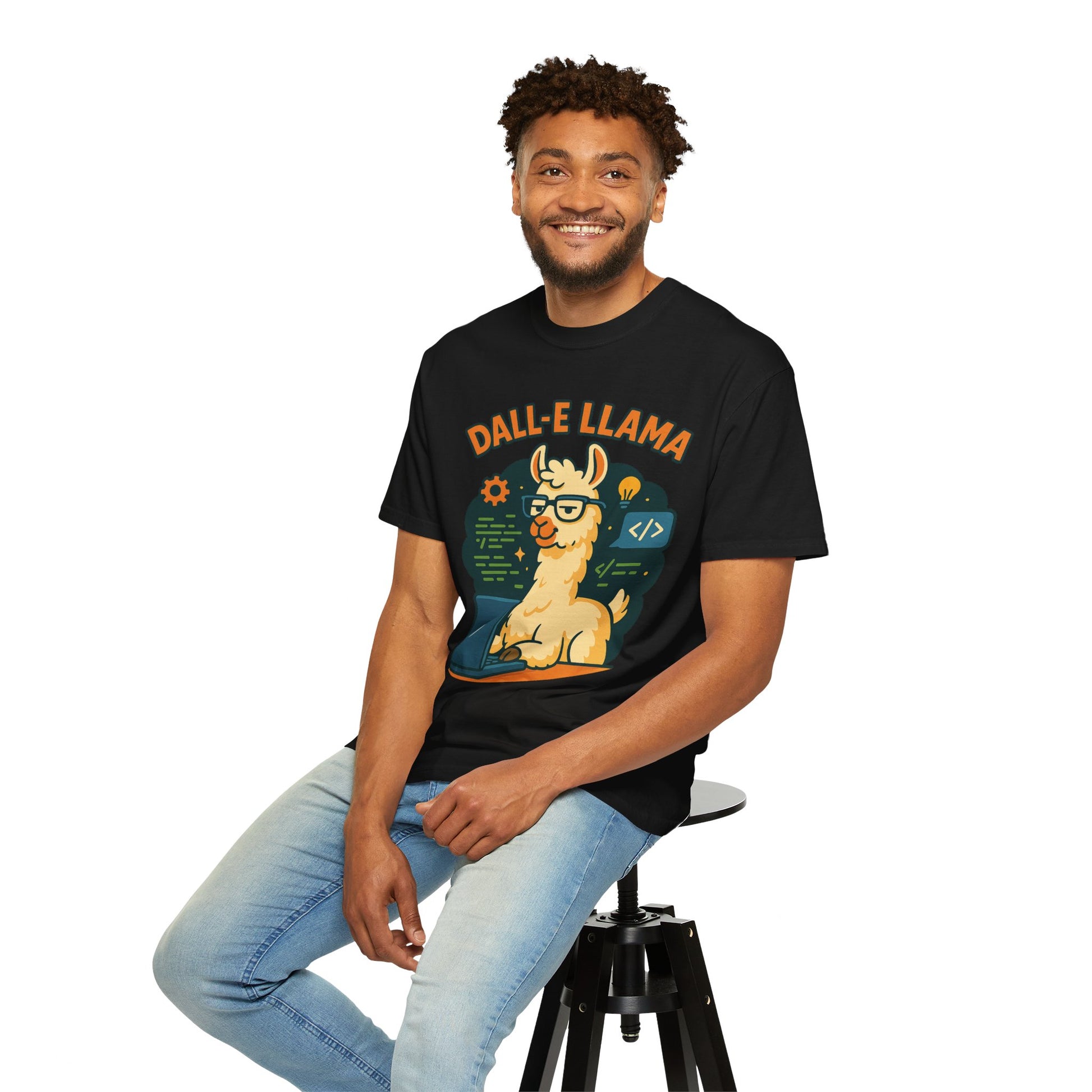 Dall-E LLama Ai Software Developer T-shirt