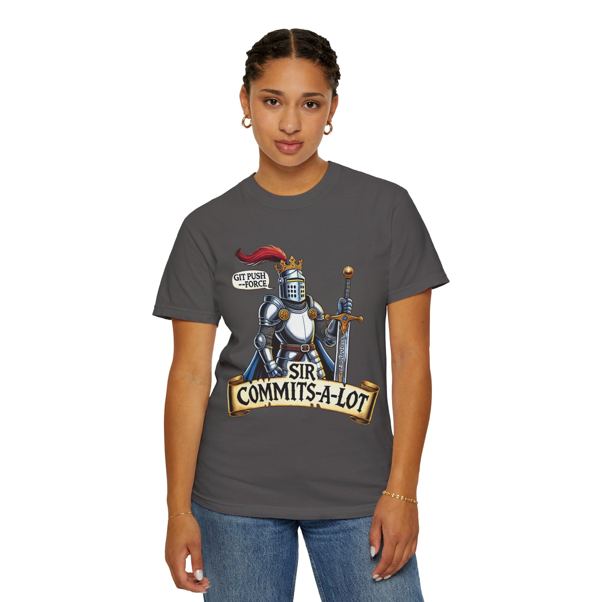 Sir Commits-Alot Programmer T-Shirt