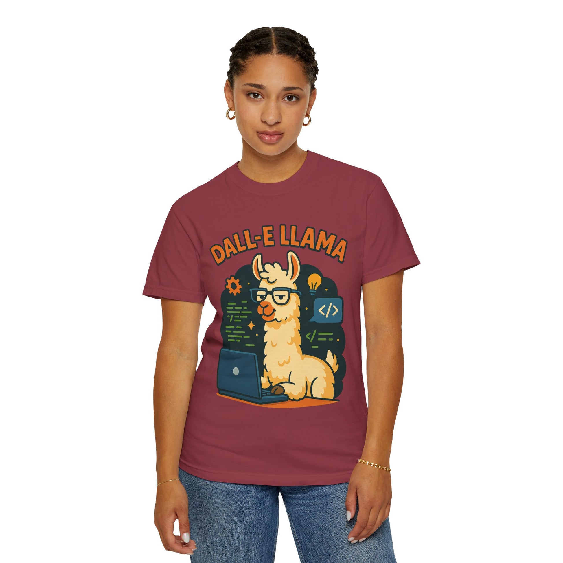 Dall-E LLama Ai Software Developer T-shirt