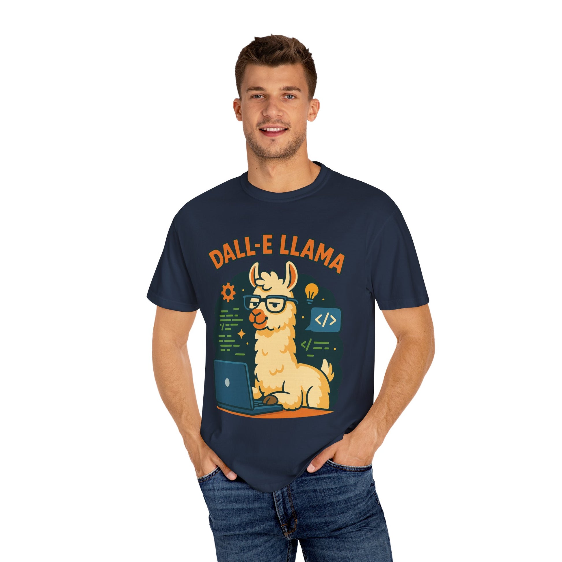 Dall-E LLama Ai Software Developer T-shirt