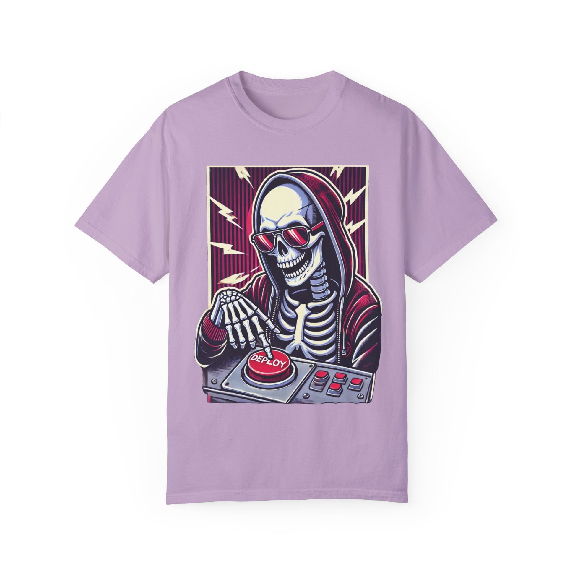 Skeleton Deploying Code T-Shirt