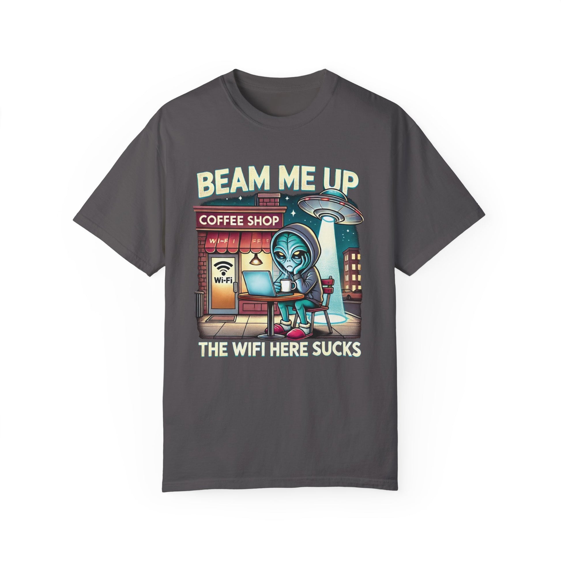 Beam Me Up, The Wifi Sucks Programmer T-Shirt