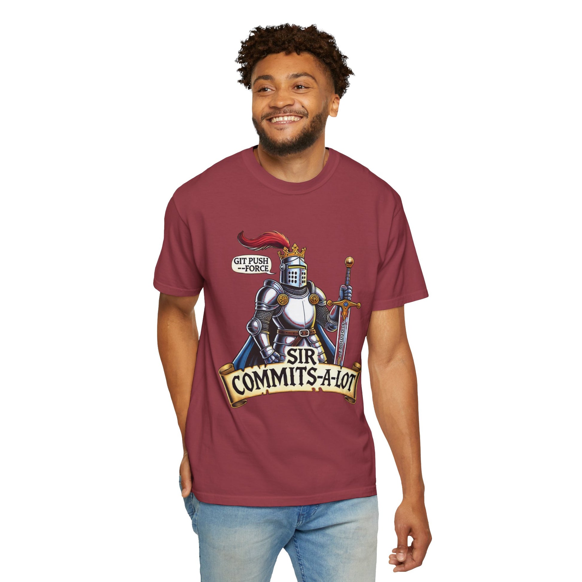 Sir Commits-Alot Programmer T-Shirt