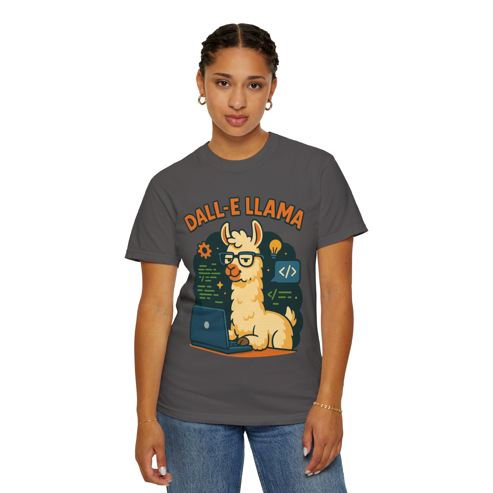 Dall-E LLama Ai Software Developer T-shirt