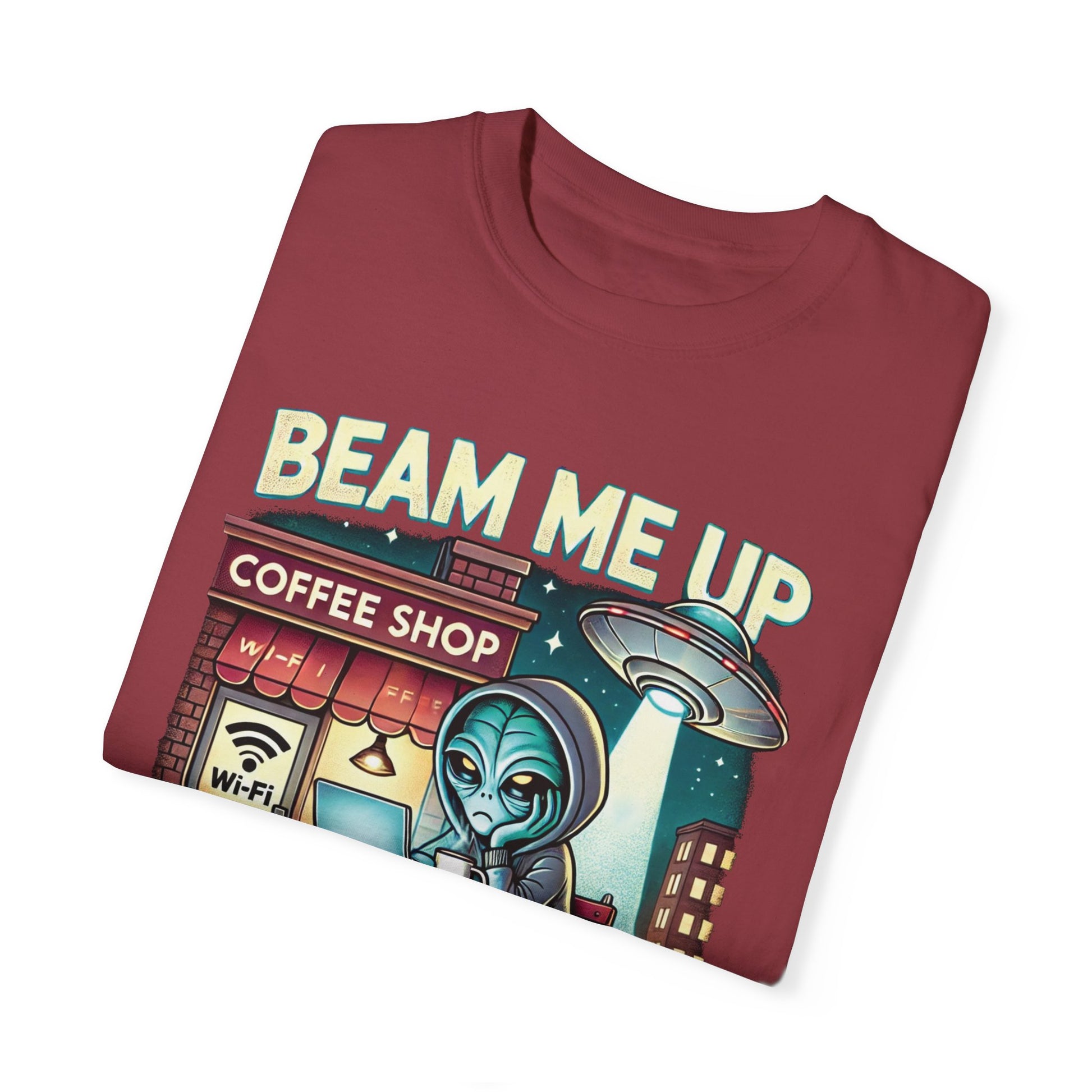 Beam Me Up, The Wifi Sucks Programmer T-Shirt