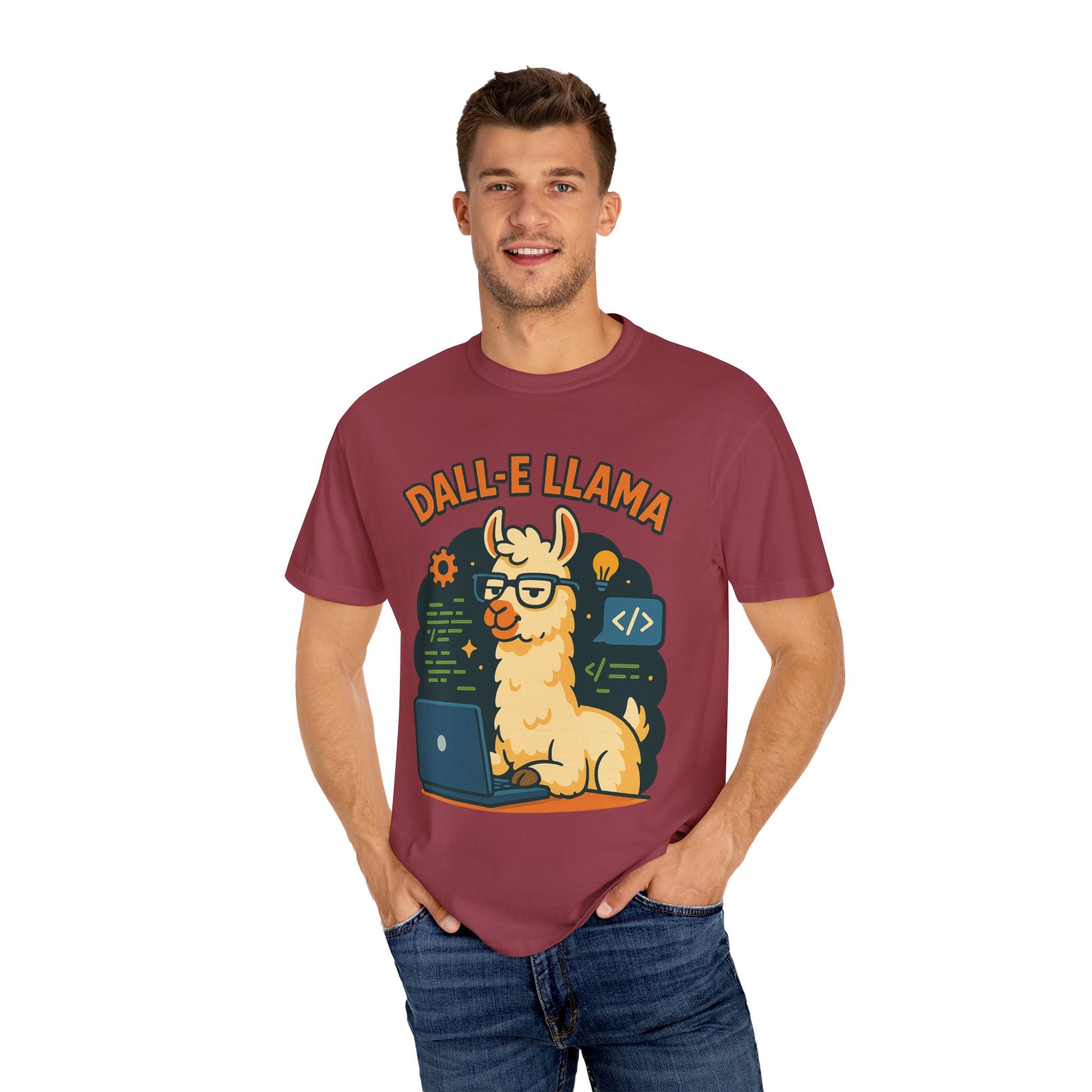 Dall-E LLama Ai Software Developer T-shirt
