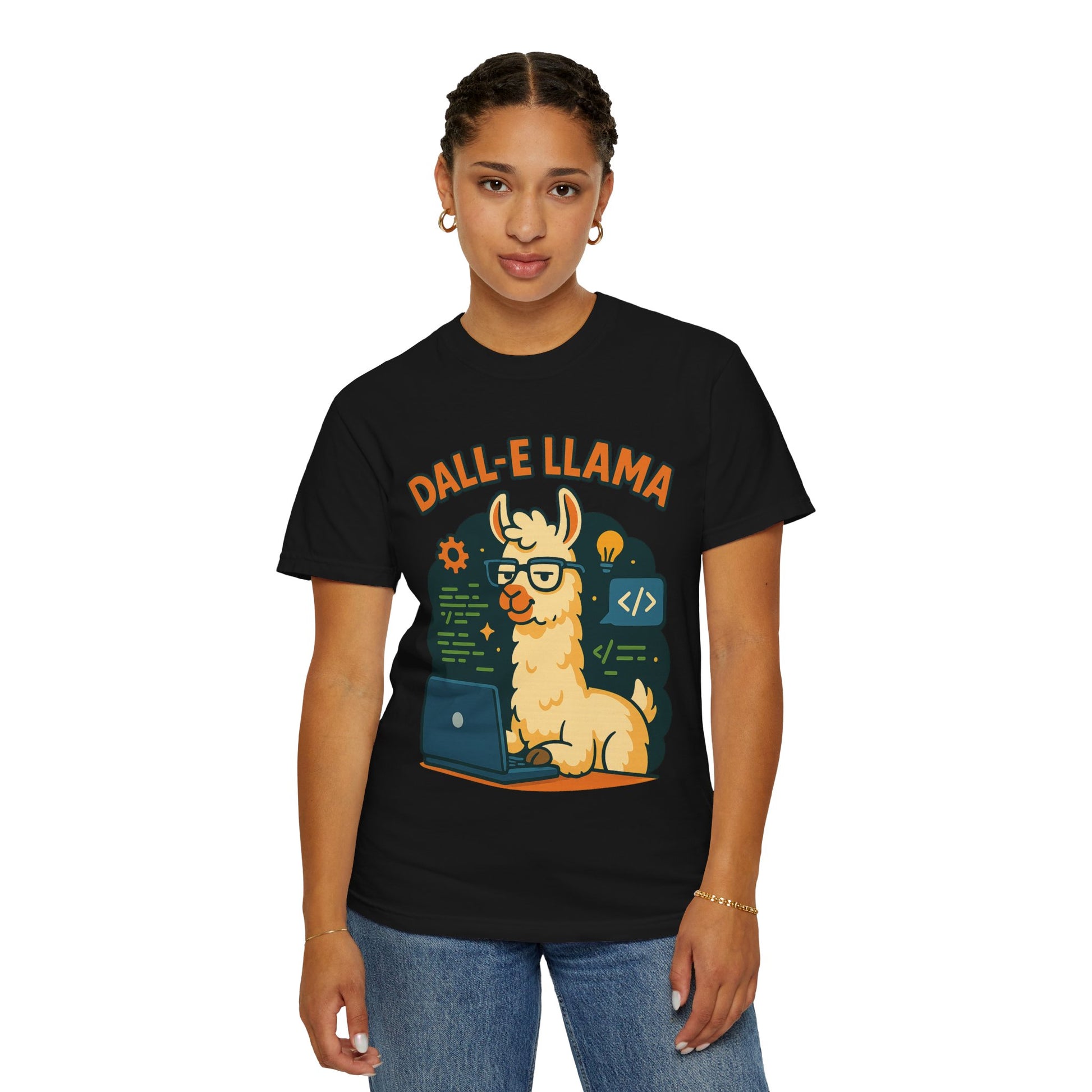 Dall-E LLama Ai Software Developer T-shirt